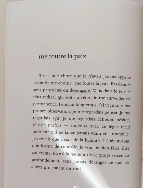 Extrait inédit de Rester Entière
